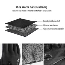 Laden Sie das Bild in den Galerie-Viewer, Warme wasserdichte Touchscreen-Handschuhe mit Futter