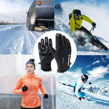 Laden Sie das Bild in den Galerie-Viewer, Warme wasserdichte Touchscreen-Handschuhe mit Futter