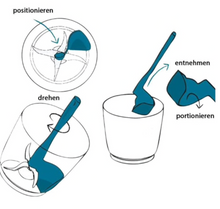 Laden Sie das Bild in den Galerie-Viewer, Rotierenden Spachtel für Küche Thermomix TM5/TM6/TM31 Entfernen Portioning Lebensmittel Multi-funktion Dreh Mischen Trommeln Spachtel