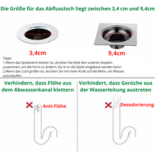 Laden Sie das Bild in den Galerie-Viewer, Abflussstopper für Küche und Bad