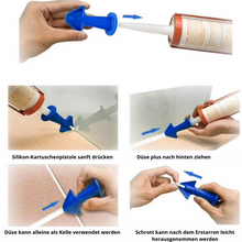 Laden Sie das Bild in den Galerie-Viewer, SILIKON-SCHABER-KIT FÜR GLASKLEBER-FETTSCHABE (3ER SET)