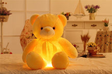 Laden Sie das Bild in den Galerie-Viewer, LED-Teddy - Plüschtier 30cm/50cm
