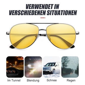Neue Gelbe Anti-glare Nachtsicht Fahrbrille