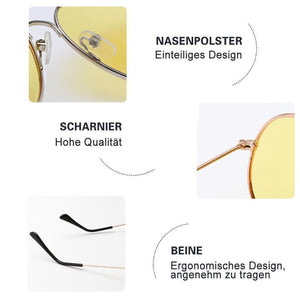 Neue Gelbe Anti-glare Nachtsicht Fahrbrille
