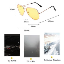 Laden Sie das Bild in den Galerie-Viewer, Neue Gelbe Anti-glare Nachtsicht Fahrbrille