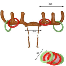 Laden Sie das Bild in den Galerie-Viewer, Aufblasbares Weihnachtsfest-Rentiergeweih zum Ringwerfen