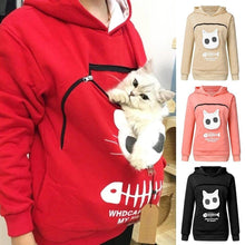 Laden Sie das Bild in den Galerie-Viewer, KANGAROO KATZEN HOODIE