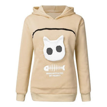 Laden Sie das Bild in den Galerie-Viewer, KANGAROO KATZEN HOODIE