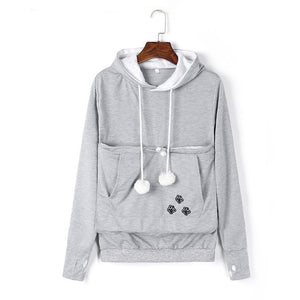 Kapuzenpullover mit Katzen/Hund Tasche