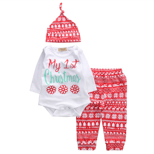 WEIHNACHTSOUTFIT '1ST CHRISTMAS' FÜR JUNGEN / MÄDCHEN