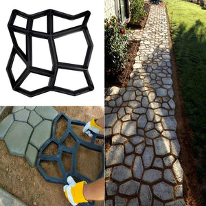 GEHWEG PFLASTERFORM SCHABLONE