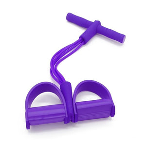 Fitness-Widerstand-Bänder Fußpedal, Latex-Schlauch-Elastische Zugseil-Trainingsgeräte