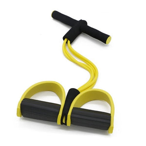 Fitness-Widerstand-Bänder Fußpedal, Latex-Schlauch-Elastische Zugseil-Trainingsgeräte
