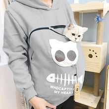 Laden Sie das Bild in den Galerie-Viewer, KANGAROO KATZEN HOODIE