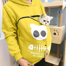 Laden Sie das Bild in den Galerie-Viewer, KANGAROO KATZEN HOODIE