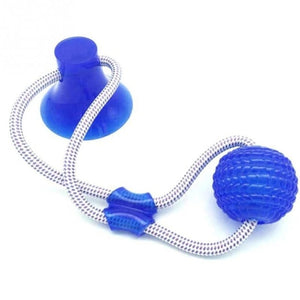 SELBSTSPIELENDES GUMMIBALL MIT SAUGNAPF