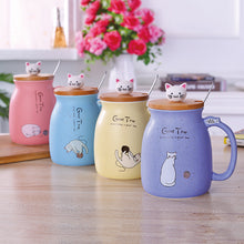 Laden Sie das Bild in den Galerie-Viewer, HITZEBESTÄNDIGE KATZEN TASSE - 450ML