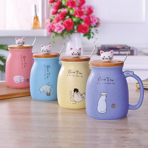 HITZEBESTÄNDIGE KATZEN TASSE - 450ML