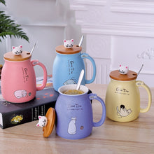 Laden Sie das Bild in den Galerie-Viewer, HITZEBESTÄNDIGE KATZEN TASSE - 450ML