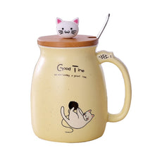 Laden Sie das Bild in den Galerie-Viewer, HITZEBESTÄNDIGE KATZEN TASSE - 450ML