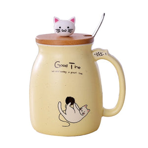 HITZEBESTÄNDIGE KATZEN TASSE - 450ML