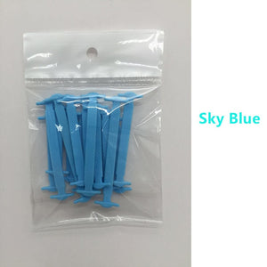 Elastische Schnürsenkel Schnellschnürsystem, 16Stück